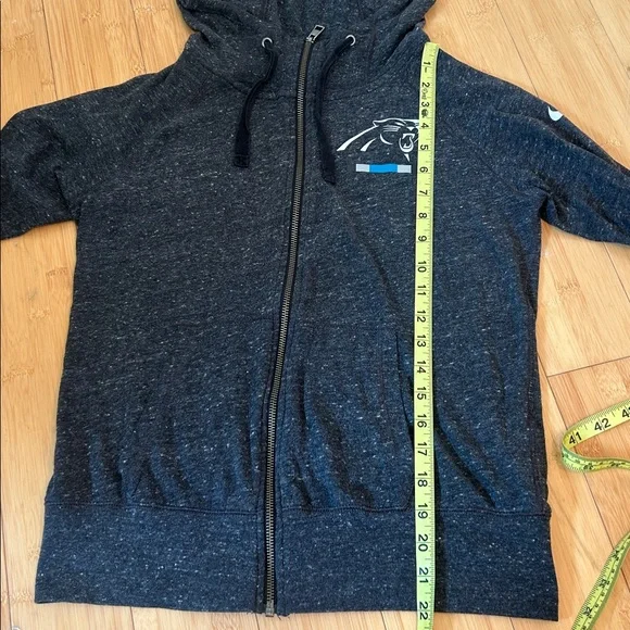NFL Nike Carolina Panthers Zip Up Hoodie Jacket size Women’s Small - Picture 6 of 6